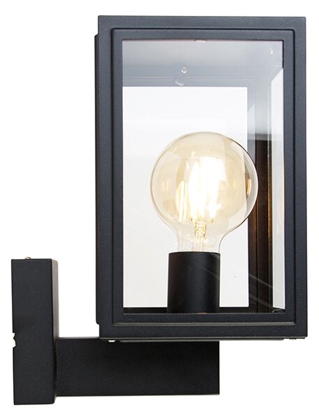 Lampada da parete rustica intelligente nera con WiFi G95 - Sutton Up