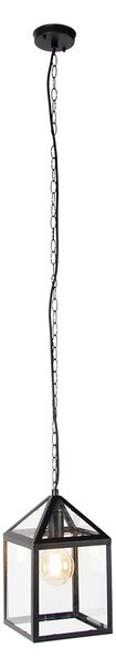Lampada a sospensione da esterno intelligente nera IP23 incl. Wifi G95 - Amsterdam