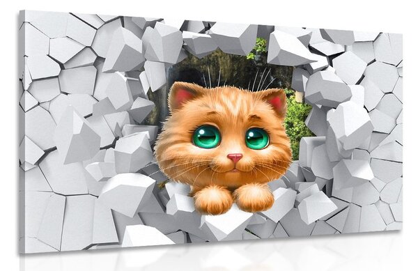 Quadro su tela – Gattino adorabile