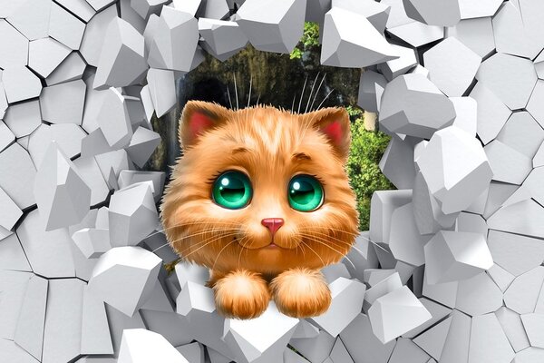 Quadro su tela – Gattino adorabile