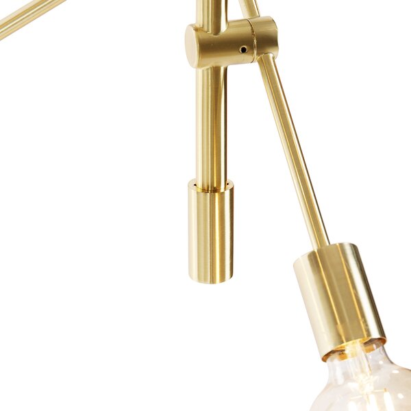 Lampada a sospensione intelligente in ottone 6 luci incl. Wifi G95 - Sydney