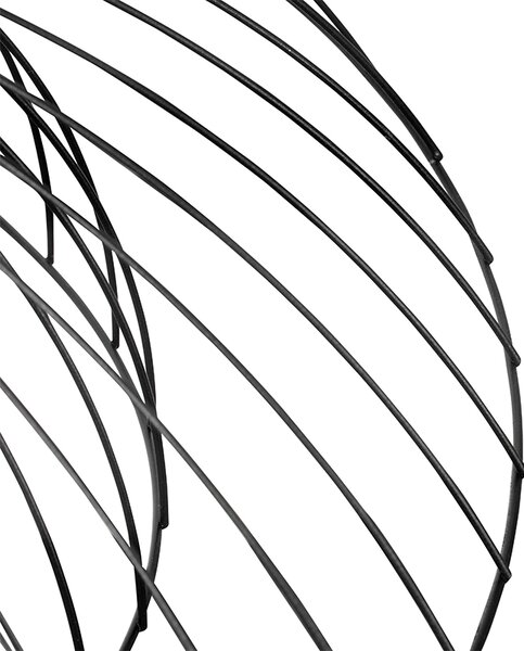 Plafoniera di design nera 66 cm - Pua
