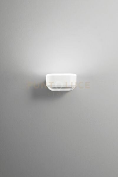 Applique alluminio colore bianco candy led 6w 3000k cri?80 220-240v