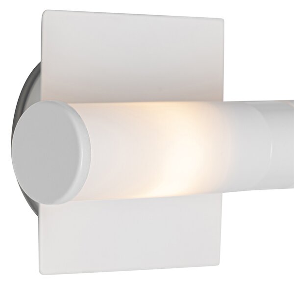 Applique da parete moderna bianca IP44 2 luci - Bath