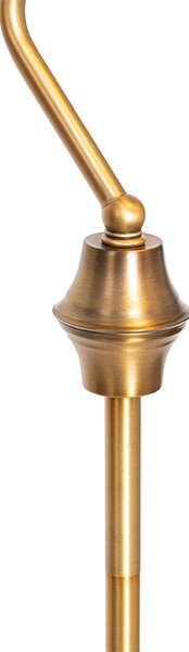 Piantana notarile classica in bronzo con vetro verde - Banker