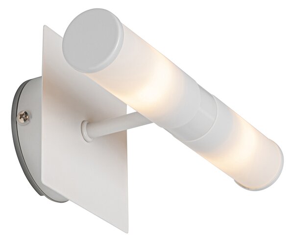 Applique da parete moderna bianca IP44 2 luci - Bath