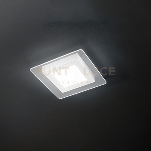 Bend plafoniera led 30w 1660lm - cct 3000k 4000k 6000k in metallo c