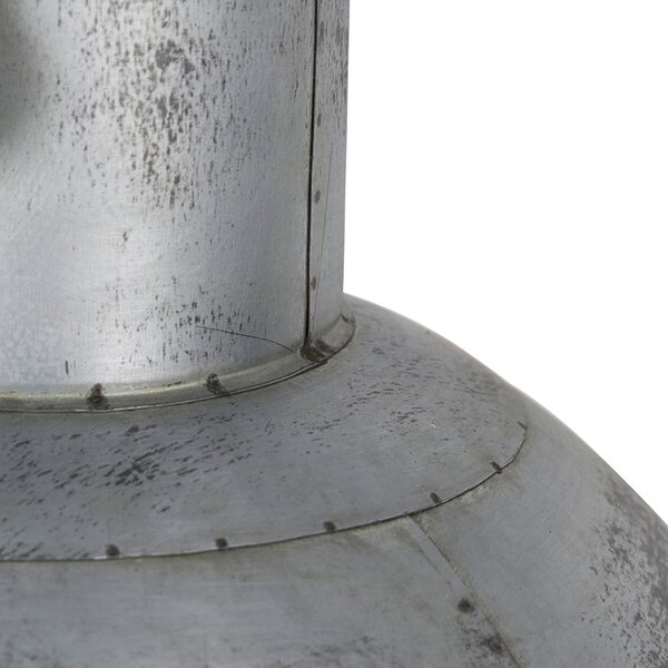 Lampada a sospensione industriale grigia 40 cm - Samia Sabo