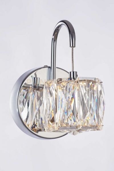 Applique a parete glacier, led 3,6w 200lmn 3000k, non dimmerabile