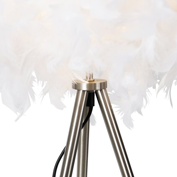 Lampada da terra romantica intelligente bianca incl. Wifi A60 - Feather