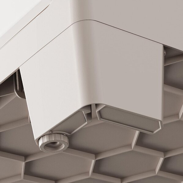 KETER Armadio da Esterno / Balcone in Plastica Antipioggia 2 ante 4 ripiani Dimensioni 44x80x182 cm colore Grigio - Gulliver Multispace