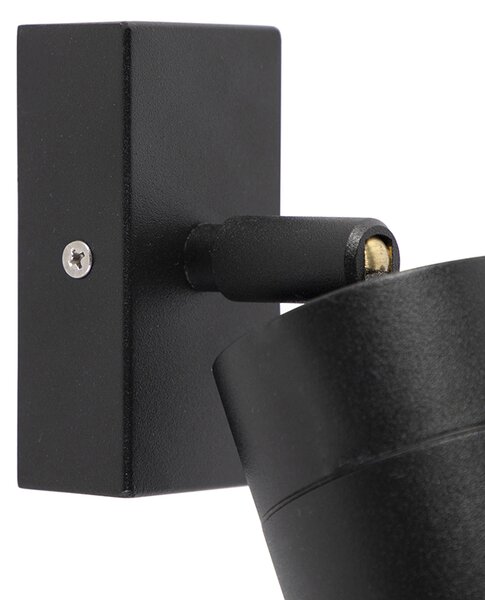 Applique da esterno smart nera IP44 incl. WiFi GU10 - Solo