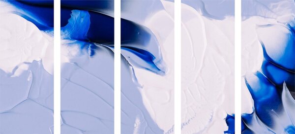 Quadri 5 pezzi – Dipinto artistico a tre colori
