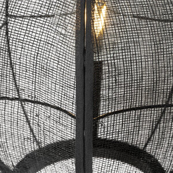 Lampada a sospensione orientale nera 35 cm - Rob