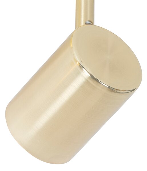 Plafoniera moderna ottone 2 luci orientabili - Jeana