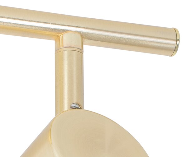 Plafoniera moderna ottone 2 luci orientabili - Jeana