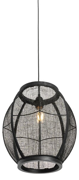 Lampada a sospensione orientale nera 35 cm - Rob