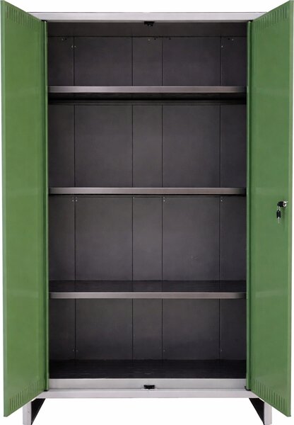 PROMETAL Armadio da esterno 2 Ante per Fitofarmaci Pratiko cm 100x40x1795 h - OS110K10175FN