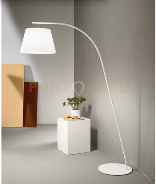 Lampada da terra pt.gru bianco