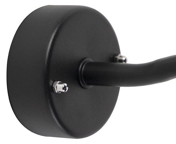 Lampada da parete per esterni nera IP44 - Monaco