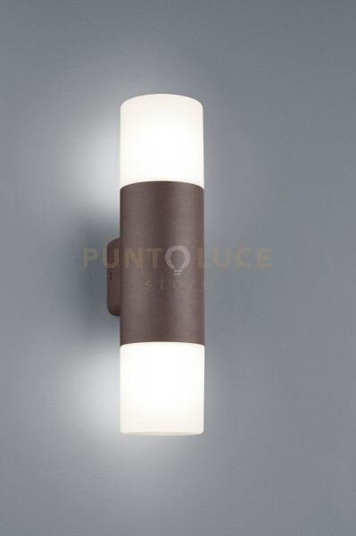 Hoosic applique da esterno doppio diffusore fusione di alluminio co