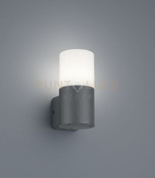 Hoosic applique da esterno antracite h. 17,5cm 1 luce attacco e27
