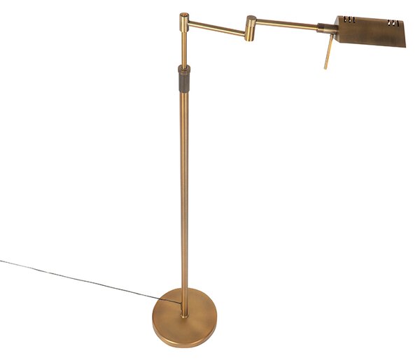 Lampada da terra di design in bronzo con LED e dimmer touch - Notia