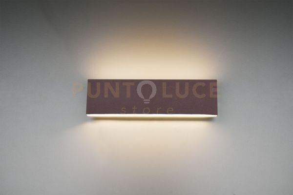 Concha applique led 6w · 2x 600lm, 3000k bi-emissione metallo color