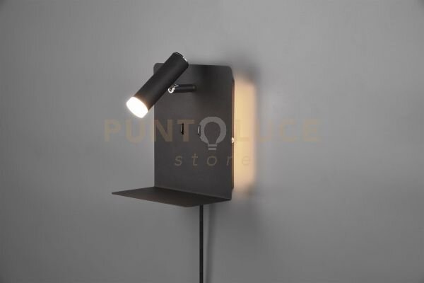 Element applique led 3w 220lm, 3000k- 1,5w 150lm, 3000k metallo ne