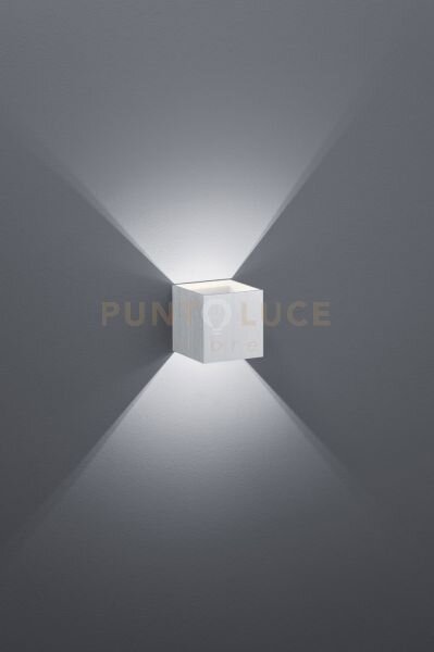 Louis applique led 4,3w 430lm, 3000k cubo bi-direzionale colore all