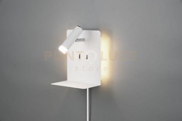 Element applique led 3w 220lm, 3000k- 1,5w 150lm, 3000k metallo bi