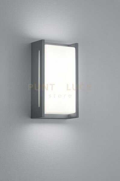 Indus applique led 4w 500lm, 3000k da esterno fusione di alluminio 