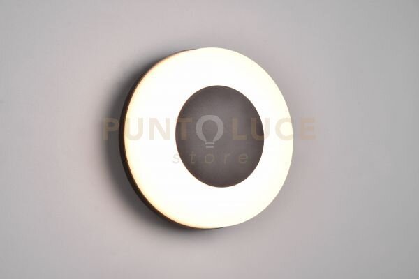 Morena applique da esterno led 14w 1500lm, 2300+3000+4000k tonda co
