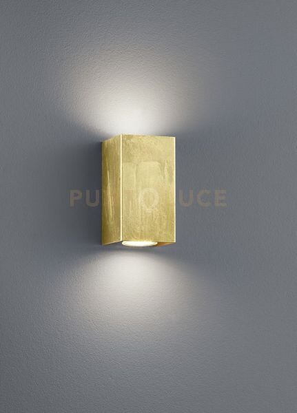 Cleo applique rettangolare 2 luci bi-direzionali attacco gu10 fogli