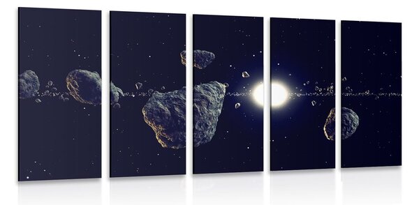 Quadri 5 pezzi – Meteoriti