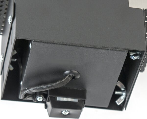 Set di 6 faretti da incasso neri GU10 orientabili senza cornice - Oneon