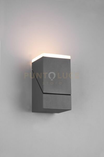 Avon applique led7w 800lm, 3000k da esterno antracite orientabile 