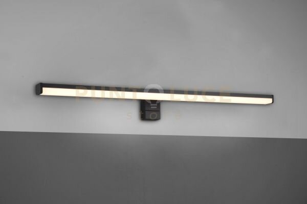 Lino h2o applique led 11w 1350lm, 3000k nero anche con possibilita