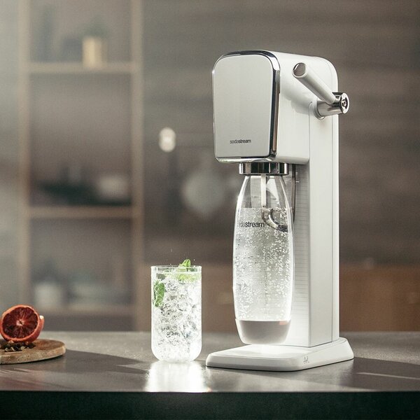 SODASTREAM ART White Gasatore Capacit 1 Litro con una Bottiglia Inclusa colore Bianco - 1013511410