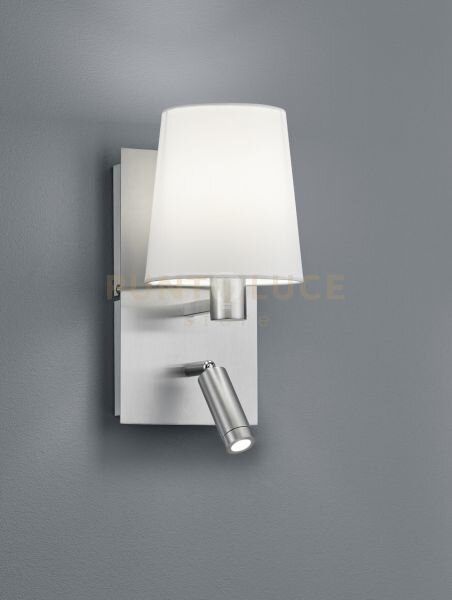Marriot applique led 3,1w 310lm- 1, 3000k + 1 luce attacco e14 acc