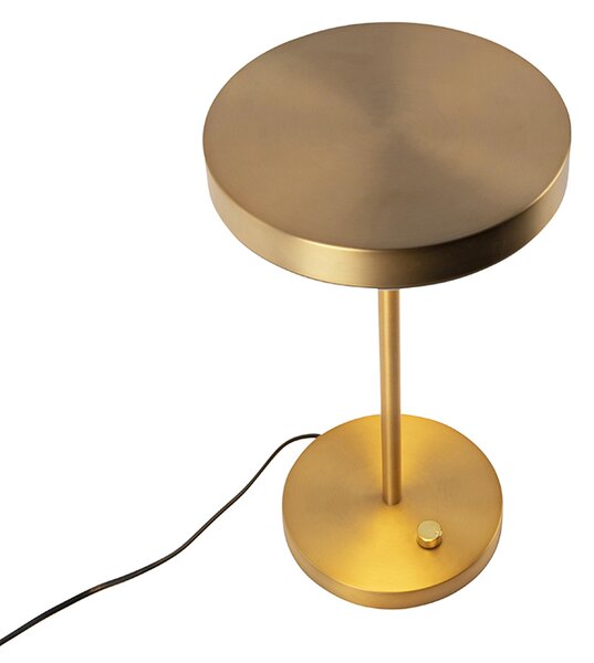 Lampada da tavolo moderna bronzo con LED - Disco