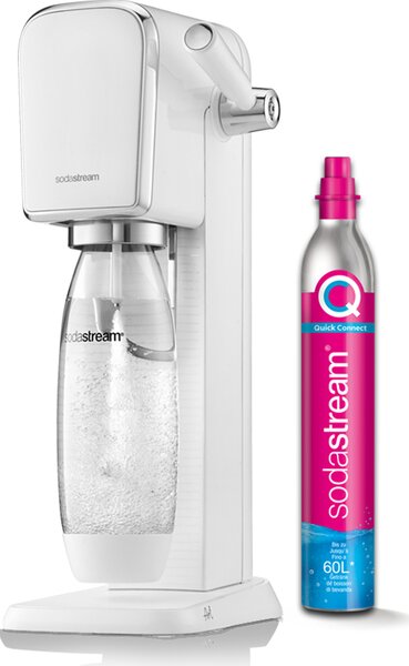 SODASTREAM ART White Gasatore Capacit 1 Litro con una Bottiglia Inclusa colore Bianco - 1013511410