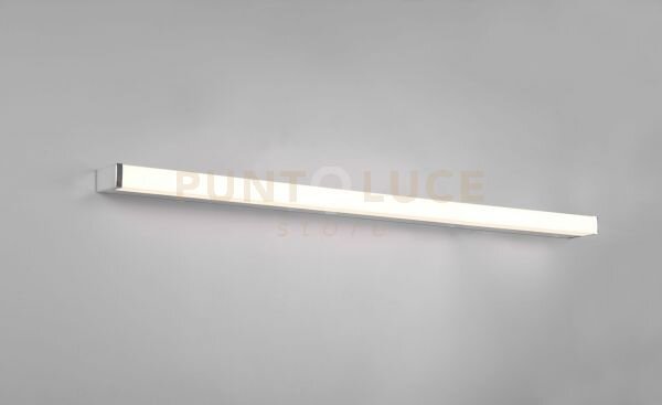 Fabio h2o applique da bagno led 20w 2500lm, 3000k cromo ip44 l. 120