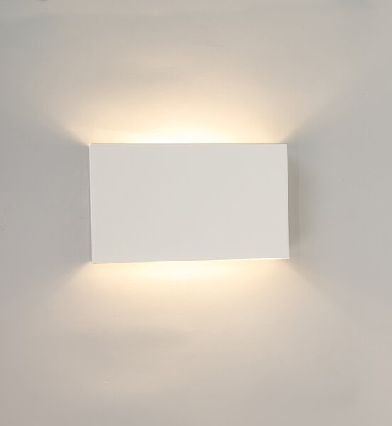 Set di 2 lampade da parete moderne bianche - Otan