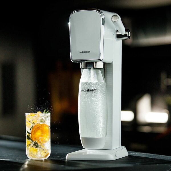 SODASTREAM ART White Gasatore Capacit 1 Litro con una Bottiglia Inclusa colore Bianco - 1013511410