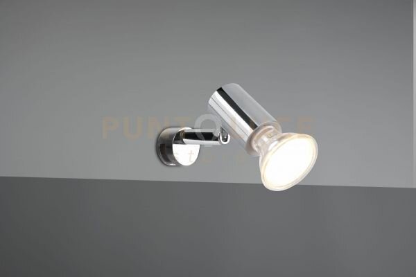 Lorenzo h2o applique spot orientabile cromo da applicare su specchi