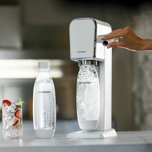SODASTREAM ART White Gasatore Capacit 1 Litro con una Bottiglia Inclusa colore Bianco - 1013511410