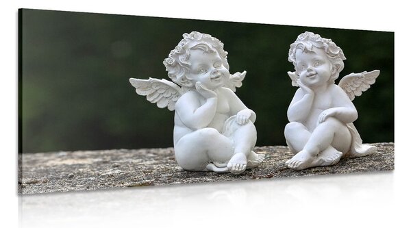 Quadro su tela – Coppia di piccoli angeli