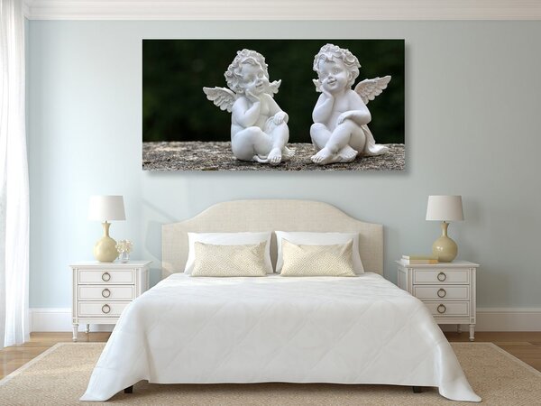 Quadro su tela – Coppia di piccoli angeli