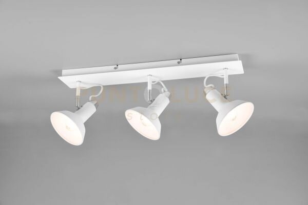 Barra roxie barra 3 faretti e portafarettis orientabili l.57cm meta